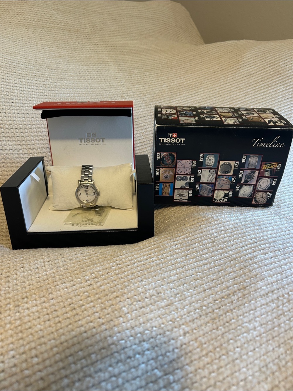 Tissot Men's Silver Stainless Steel Bracelet Watch with White Dial